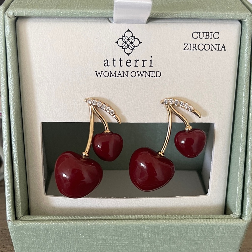 Cherry earrings